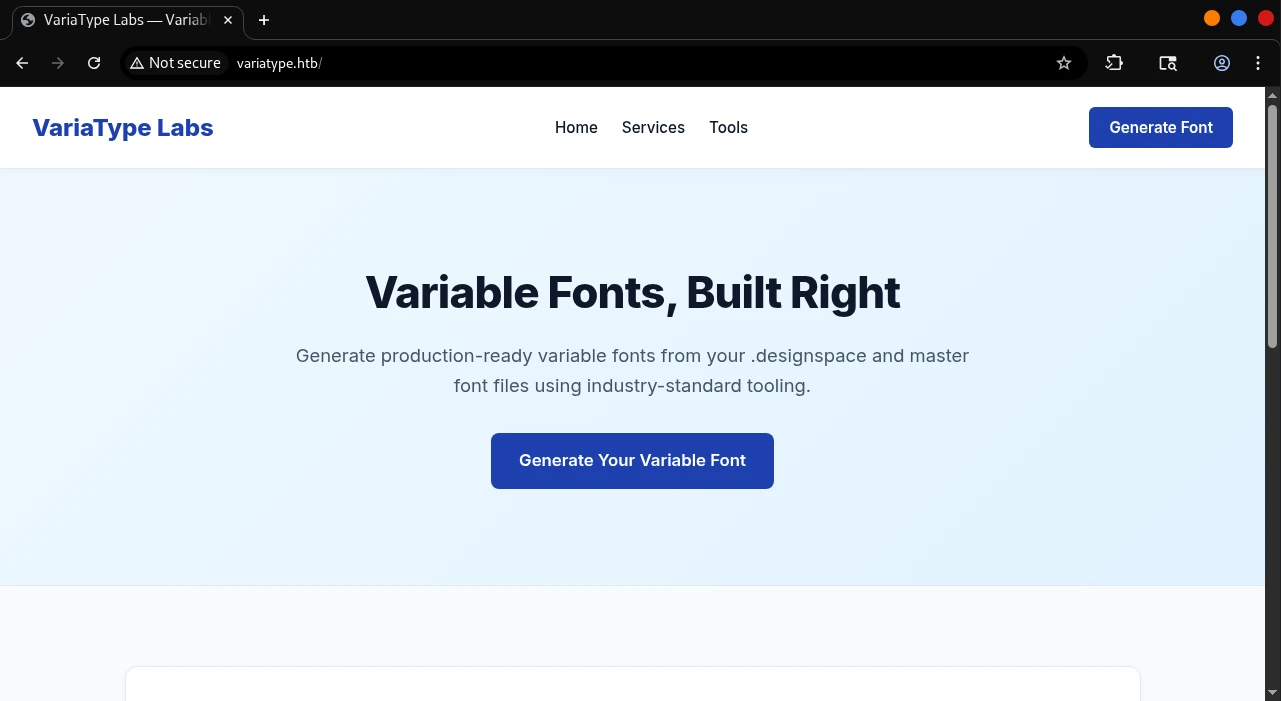 VariaType WriteUp
