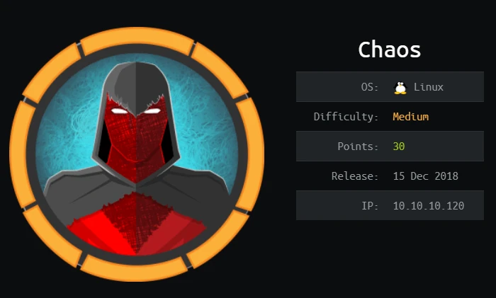 HTB Chaos Writeup